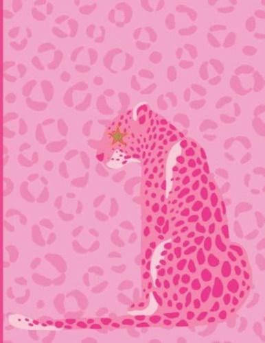 Libro: Notebook Aesthetic: Preppy, Pink, Leopard Print, Aest