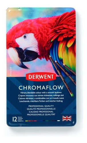 Lapices Derwent Chromaflow Colores X12 Intensos Profesional