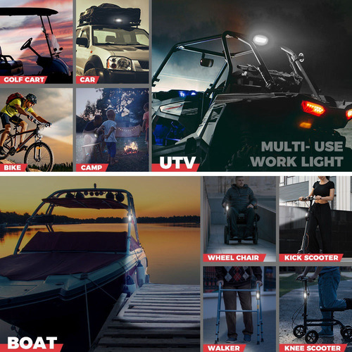 Lámpara Led Universal Roll Bar Utv Atv Para Polaris Ranger