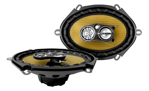 Soundstream Bocinas 5x7puLG 3 Vias Carbono Pro Kevlar 280w Color Dorado