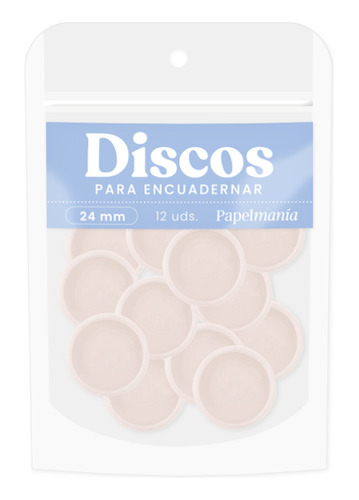 Discos De Encuadernación Blanc Happy Planner Papelmania 24mm