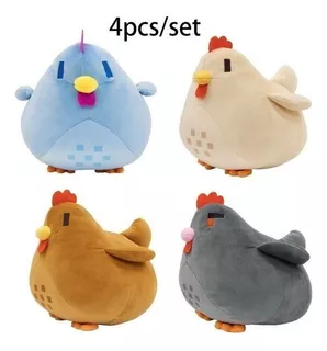 4 Piezas Stardew Valley Pollo Muñeco Peluche Juguete Regalo