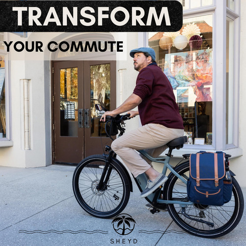 Computadora Portátil Mochila Para Bicicletas (azul)-pannier