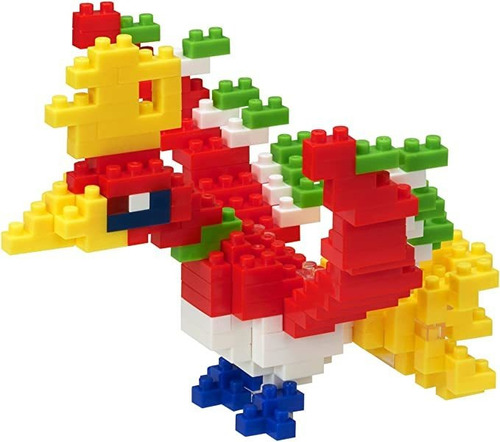 Nanoblock - Ho-oh [pokémon], Kit De Construcción De La Se.