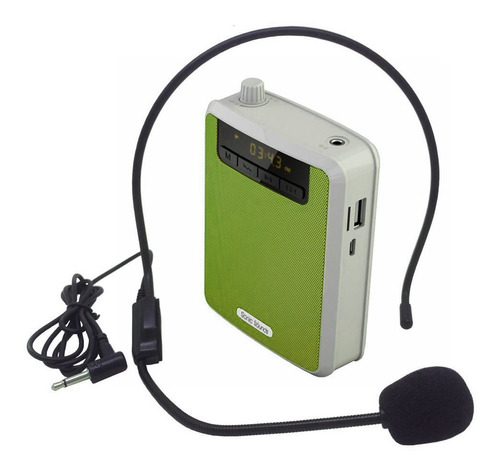 Altavoz Amplificador Con Microfono Vincha K300 Guia Turista