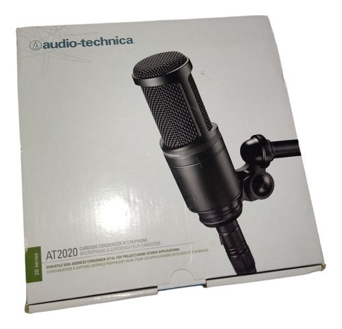 Micrófono Condensador Audio-technica At2020 Color Negro