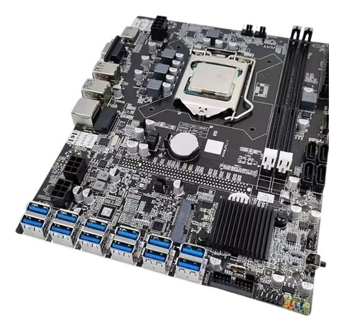 Motherboard Mineria X12 Placas Usb + Cpu Intel Pentium Eth