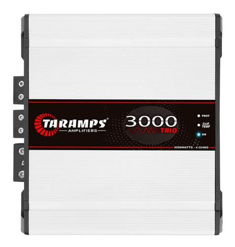 Amplificador para carros, picapes e suvs Taramps Trio 3000 TRIO – 4 OHMS clase D com 1 canal