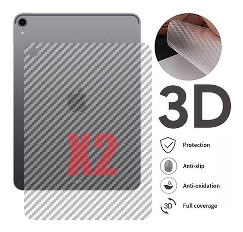 Pelicula Carbono Traseira iPad 7 10.2