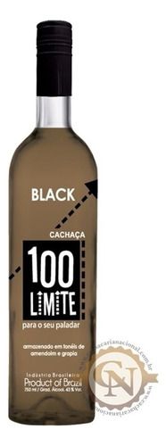 Cachaça 100 Limite Black 750ml