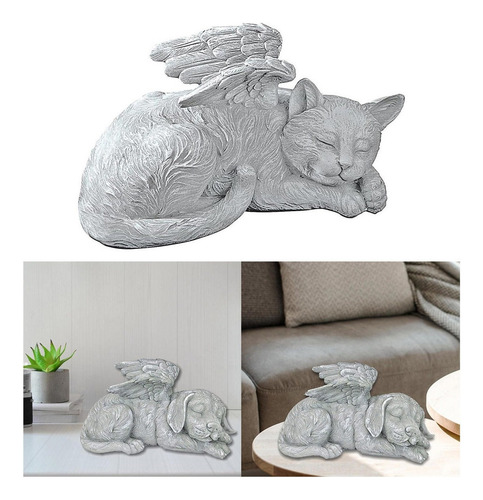 . Figura De Marcador De Túmulo De Gato Filhote De Cachorro