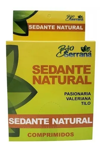 Sedante Natural Tilo Valeriana Pasionaria X120 Comprimidos