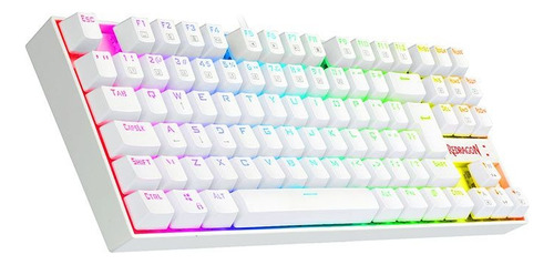 Teclado Mecânico Gamer Redragon Kumara Lunar Rgb Sw Black