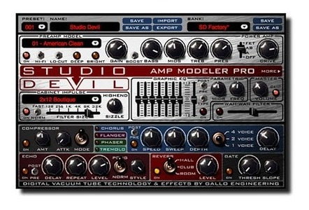Studio Devil Amp Modeler Pro Plug-in Oferta Software Msi