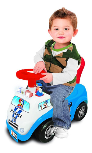 Kiddieland Mi Primer Auto Montable De Policia Disney