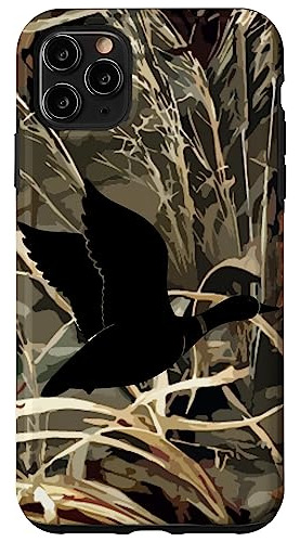 Funda Para iPhone 11 Pro Max Waterfowl Hunting Camo Camuflaj