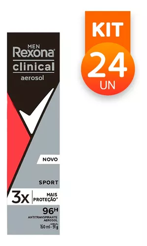 REXONA CLINICAL AEROSOL SPORTS 150ML - UNILEVER DO BRASIL