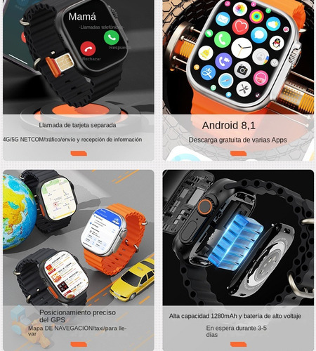Jing Reloj Inteligente Cd - S9 Cámara De Extracción 5g