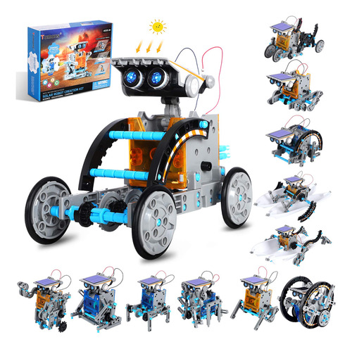 Tomons Stem Projects | Juguetes De Robot Solar 12 En 1, Kits