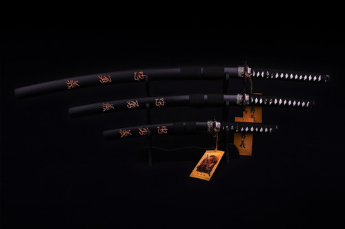 Imagen 2 de 8 de Set Katana Wakizashi Tanto Daisho Ultimo Samurai Envio Free