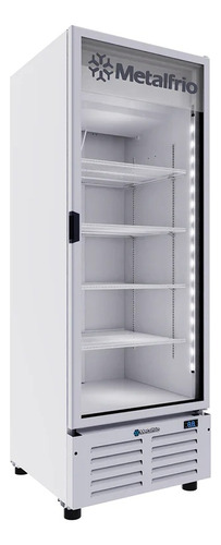 Refrigerador comercial vertical Metalfrio VN50 574 L 1  puerta blanca 60 cm de ancho 110V