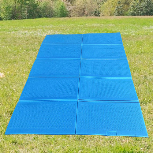 Cojín De Asiento Plegable Para Exteriores, Práctico Azul
