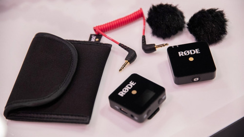 Micrófono Rode Wireless GO condensador omnidireccional negro