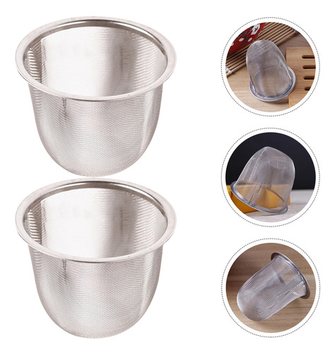 Filtro De Malla Fina Para Té, Tubo De Drenaje, 4 Unidades