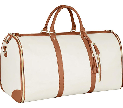 Bolso De Mano Para Ropa, Bolsa De Lona Grande De Cuero Para