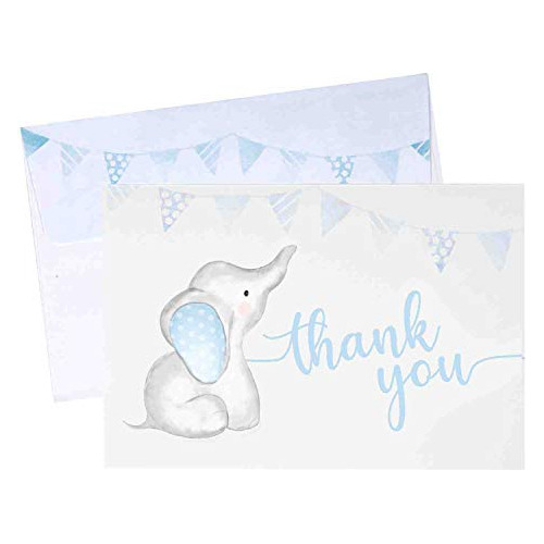 Thank You Cards For   With Boy Theme 20 Cards With Enve...