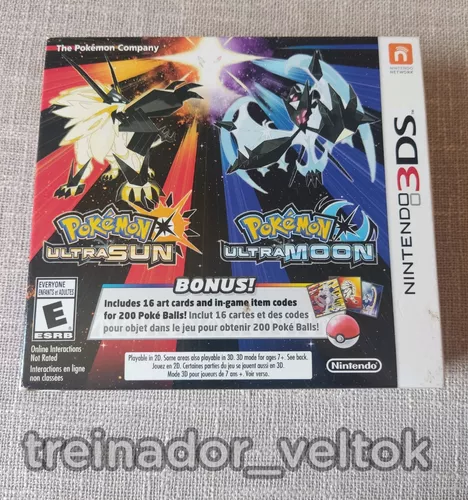 coleção] Pokémon Ultra Sun (keychain Bonus) Nintendo 3ds