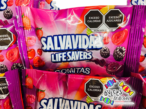 Salvavidas Gomitas Moras(lifesavers) 9pz Ed Special