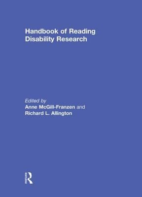 Libro Handbook Of Reading Disability Research - Mcgill-fr...