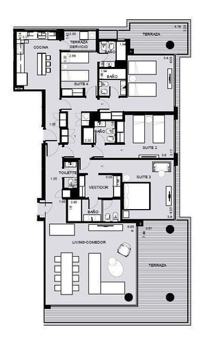 Imagen 2 de 7 de Apartamento De Lujo En Venetian Tower