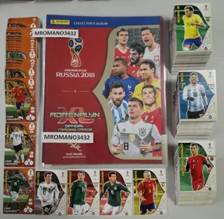 Panini Adrenalyn Mundial Rusia 2018 Set Base + Set Fans 400