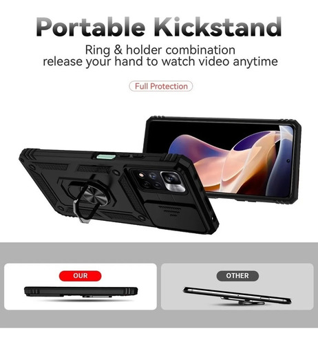 Imagen 3 de 7 de Xiaomi Redmi Note 11 / 11s / Pro Carcasa Armor Camshield