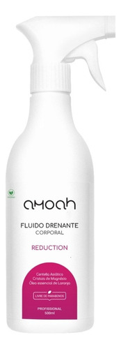 Fluído Corporal Drenante C Cristais Magnésio 500ml Amoah