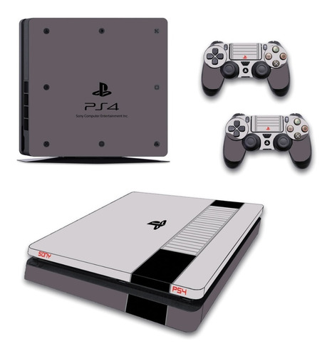 Skin Personalizado Para Ps4 Slim Retro (0978)