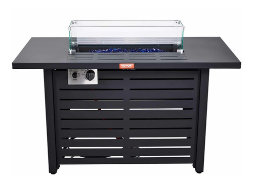 Mesa Pozo De Fuego Fogata De Gas 50,000 Btu Exteriores