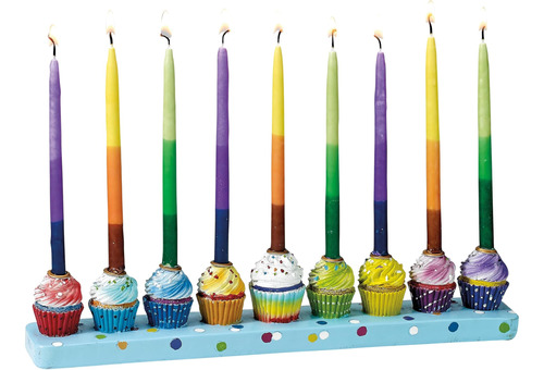 Menorah/candelabro Rite Lite Cupcakes