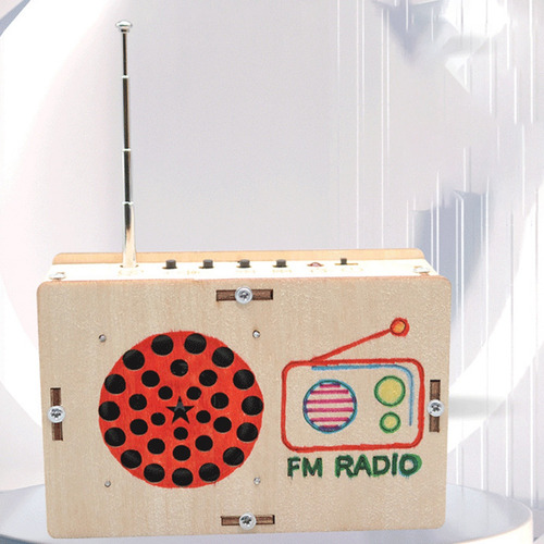 Modelo De Rádio Fm Diy Wood Science Project Modelo Steam Par