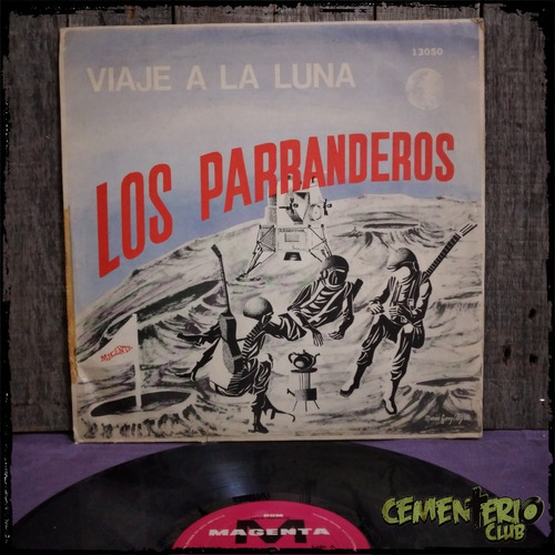 Los Parranderos - Viaje A La Luna - Magenta - Vinilo / Lp