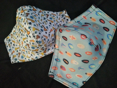 Kit 3 Máscaras De Tecido Personalizadas!