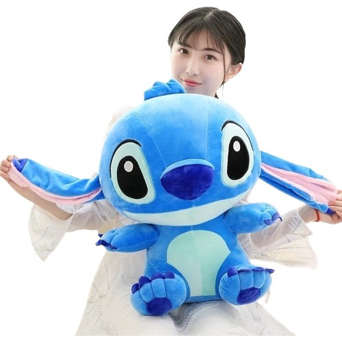 Pelúcia Stitch Angel Da Lilo Gigande 60cm Disney Super Macio