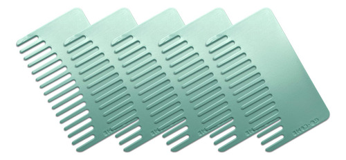 Go-comb - Peine De Viaje Y Pelo Tamaño Cartera - Diente Anch