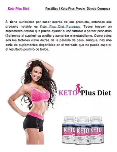 Keto Plus X 2 Unidades 1100 Mg + Envio