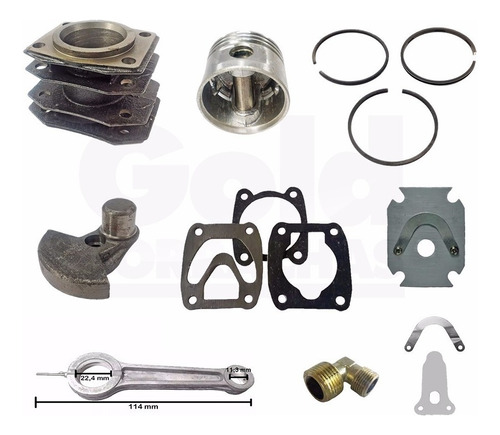 Kit Reparo Compressor Motomil Mam 8,5 / Mam 8,7 Completo