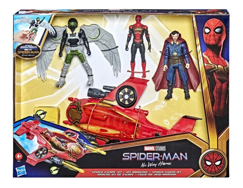 Spiderman Muñeco No Way Home Jet De Escape Hasbro F4434