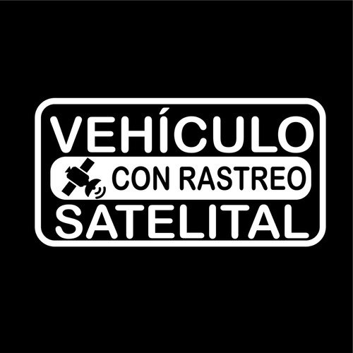 Sticker Logo Gps Vehículo Con Rastreo Satelital  2 Unidades