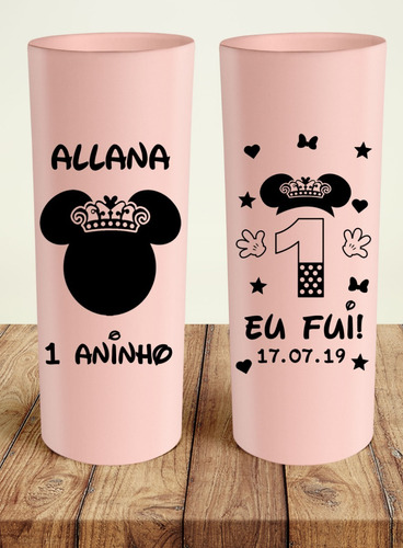 Imagem 3 de 8 de 50 Copos Personalizados Long Drink 350ml Muito + Resistentes